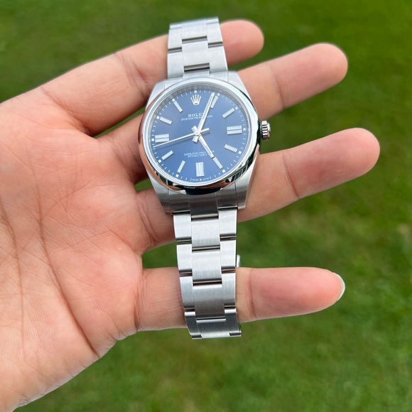 Rolex Oyster Perpetual 41 Bright Blue Dial, Steel, 124300 with card new watch - Picture 3 of 17